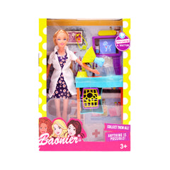 JJ8686 DOCTOR DOLL W-PATIENT DOLL IR Default Title - MamasJan Toys