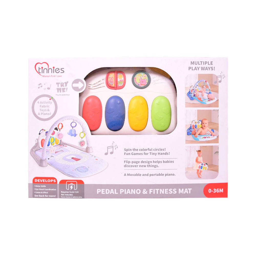 T712 TINNIES PEDAL PIANO PLAY GYM Default Title - MamasJan Toys