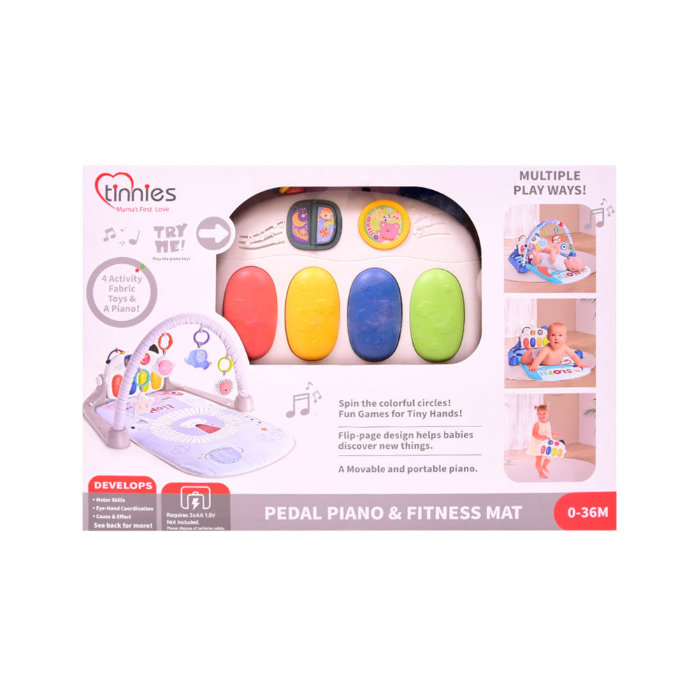 T713 TINNIES PEDAL PIANO PLAY GYM Default Title - MamasJan Toys