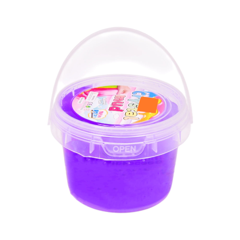 2584-6 CRYSTAL MUD SLIME IN BUCKET S.T Default Title - MamasJan Toys