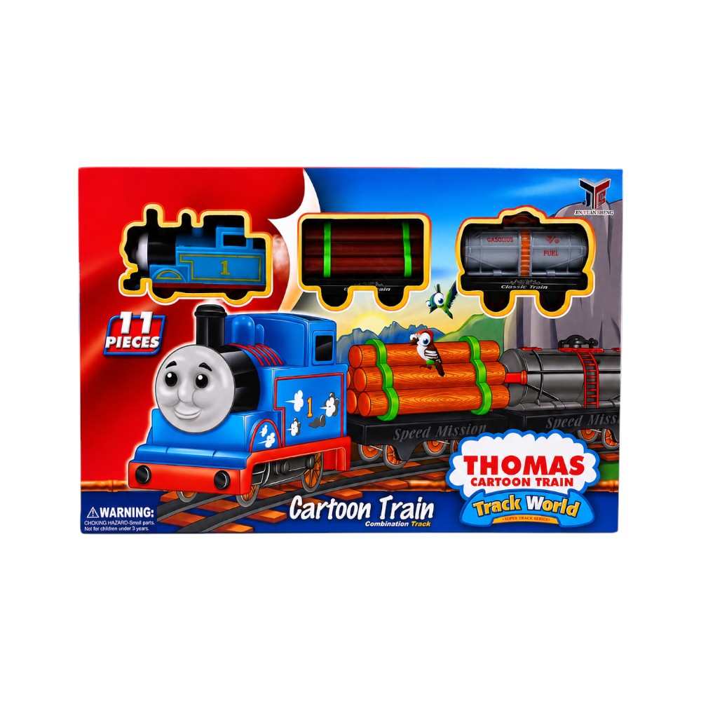 233B-2 THOMAS CARTOON TRAIN 11PC VGT Default Title - MamasJan Toys