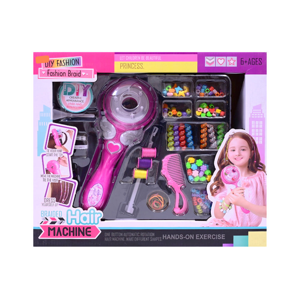 11477 BRAIDED HAIR MACHINE SET IR Default Title - MamasJan Toys