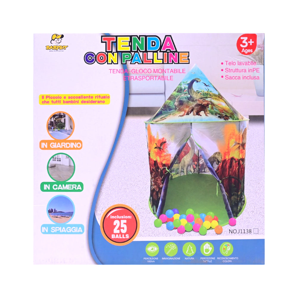 J1159 TENDA CONPALLINE PLAY TENT W-25BALLS IR Default Title - MamasJan Toys