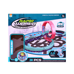 6688-616 RAPID WORLD STUNT TRACK SET IR Default Title - MamasJan Toys