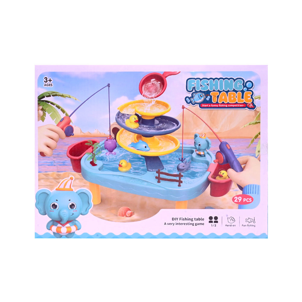 555-316 FISHING TABLE 29PC IR Default Title - MamasJan Toys