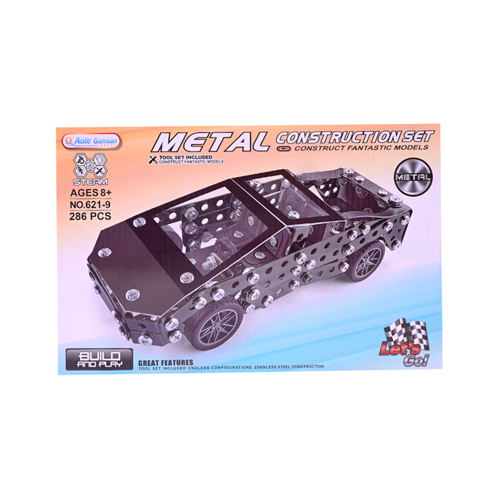 621-9 METAL CONSTRUCTION TESLA CAR BLOCKS 286PC IR Default Title - MamasJan Toys