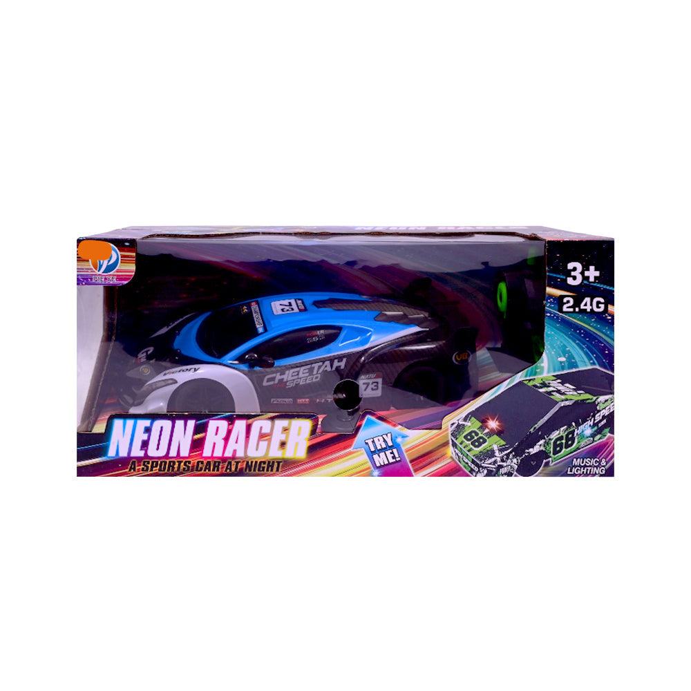 PY999-1AS NEON CHEETAH SPEED CAR R/C IR Default Title - MamasJan Toys