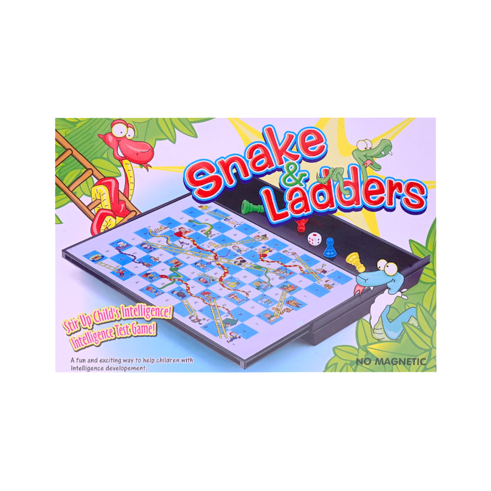 639A SNAKE & LADDERS BOARD GAME IR Default Title - MamasJan Toys