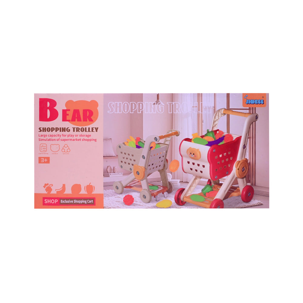 JQ911-7A SHOPPING CART BEAR IR Default Title - MamasJan Toys