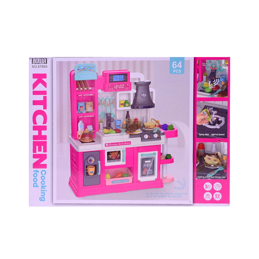 8788A BOWA COOKING KITCHEN SET 60PC IR Default Title - MamasJan Toys