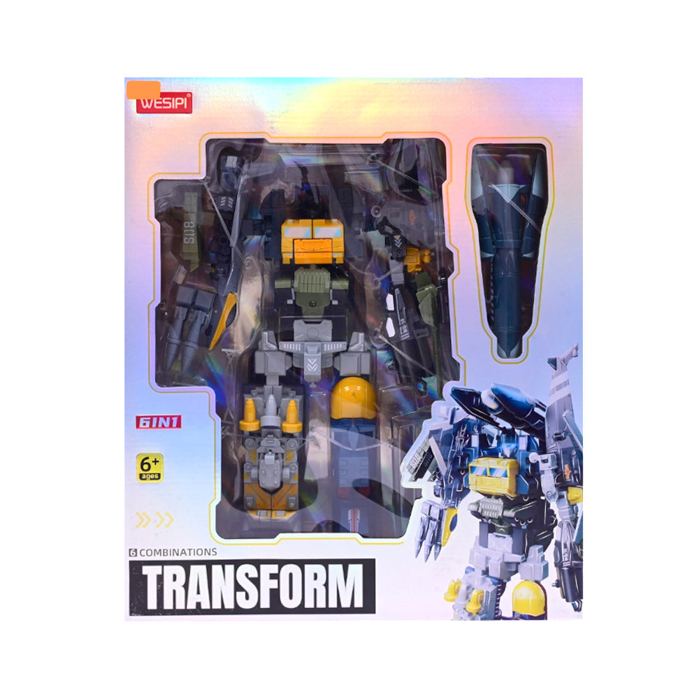 W108 6-COMBINATIONS TRANSFORMER R/C IR Default Title - MamasJan Toys
