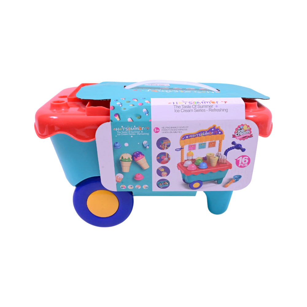 XG3-9A ICE CREAM CART 16PC IR Default Title - MamasJan Toys