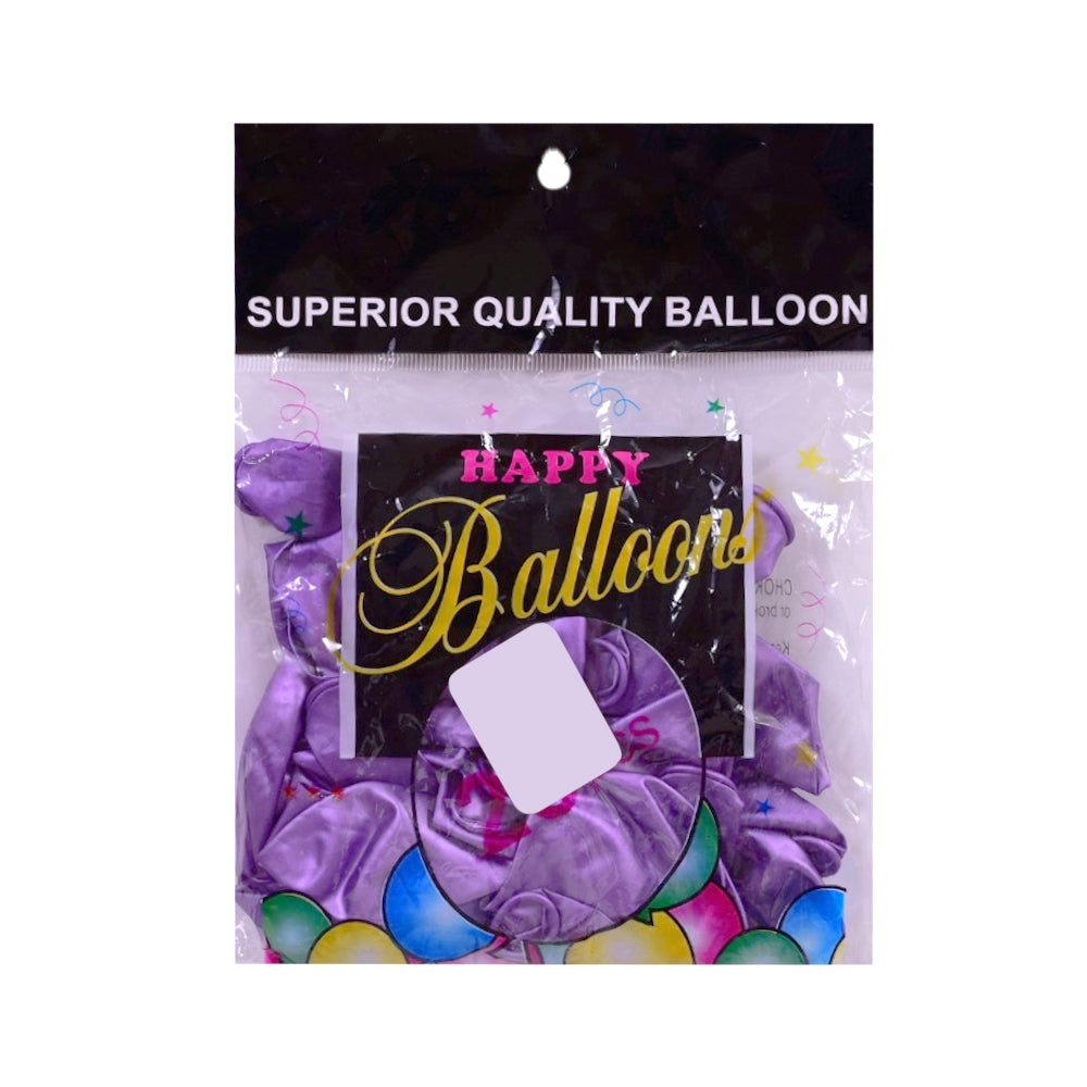 HBD METALIC BALLOON 25PC PACK N.B Default Title - MamasJan Toys