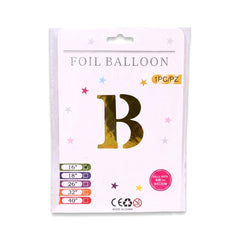 FOIL BALLOON LETTER B Default Title - MamasJan Toys