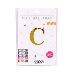 FOIL BALLOON LETTER C Default Title - MamasJan Toys