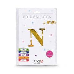 FOIL BALLOON LETTER N Default Title - MamasJan Toys