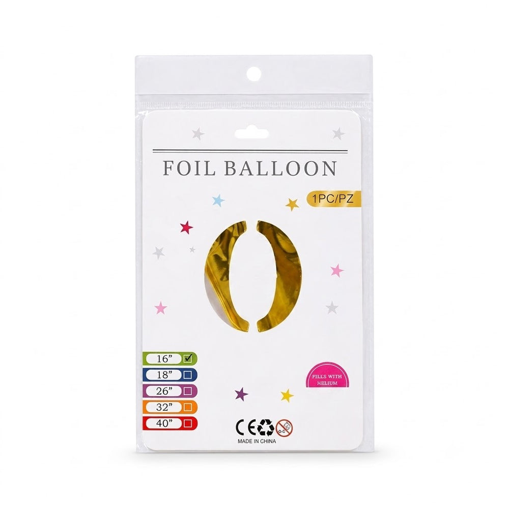 FOIL BALLOON LETTER O Default Title - MamasJan Toys