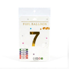 FOIL BALLOON NUMBER 7 Default Title - MamasJan Toys