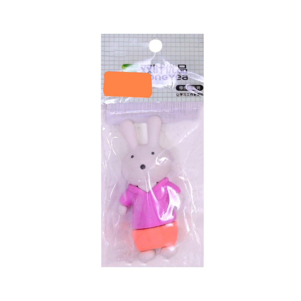 6323 3D RABBIT ERASER S.T Default Title - MamasJan Toys