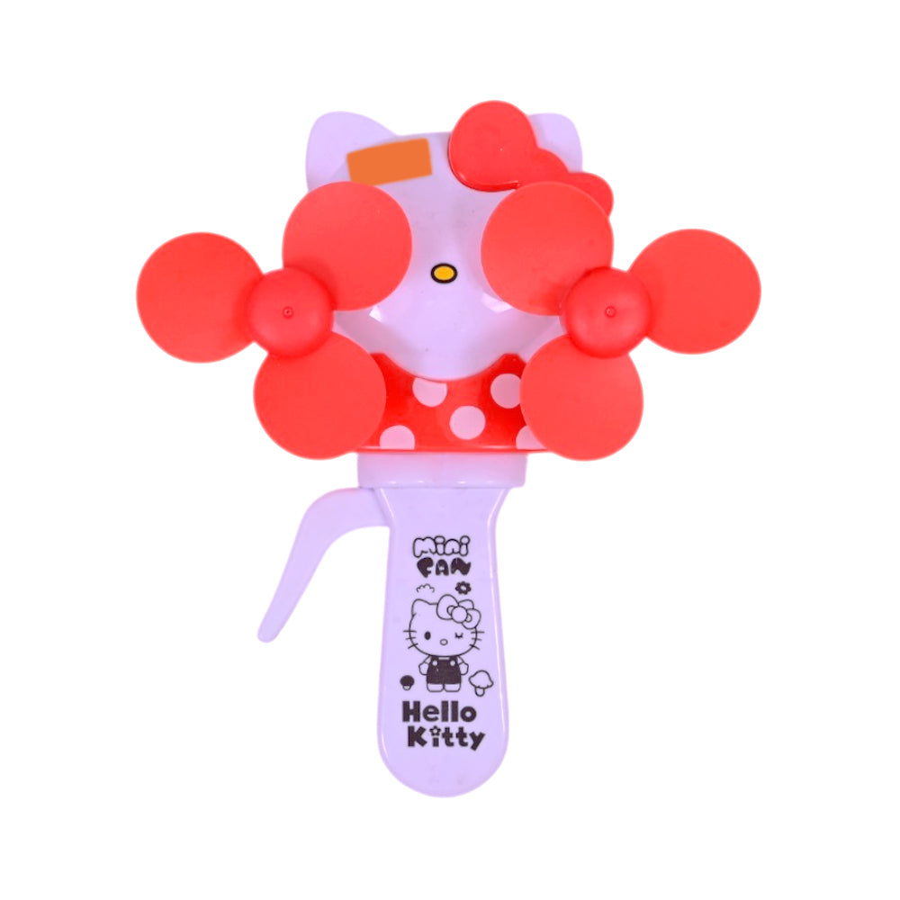 SQ1610 MINI DUAL HAND FAN HELLO KITTY Z.B Default Title - MamasJan Toys