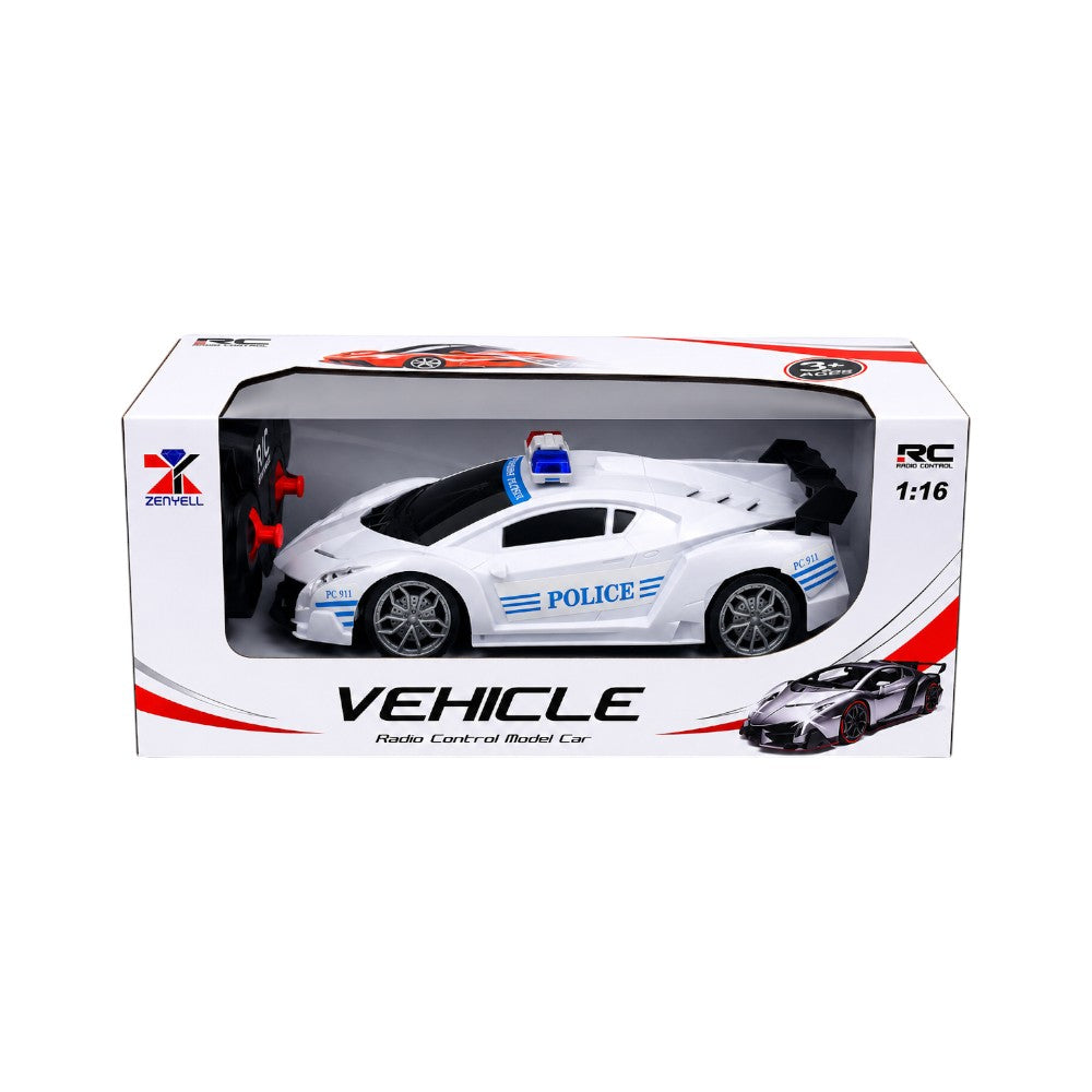 1384-6AP ZENYELL POLICE CAR R/C H.B Default Title - MamasJan Toys