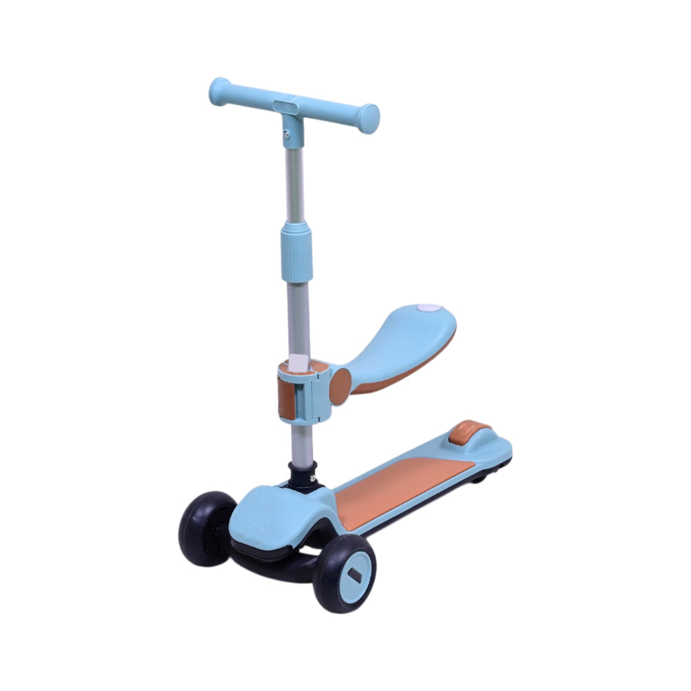 KIDS SCOOTY 3 WHEEL 2IN1 IR 167 Default Title - MamasJan Toys