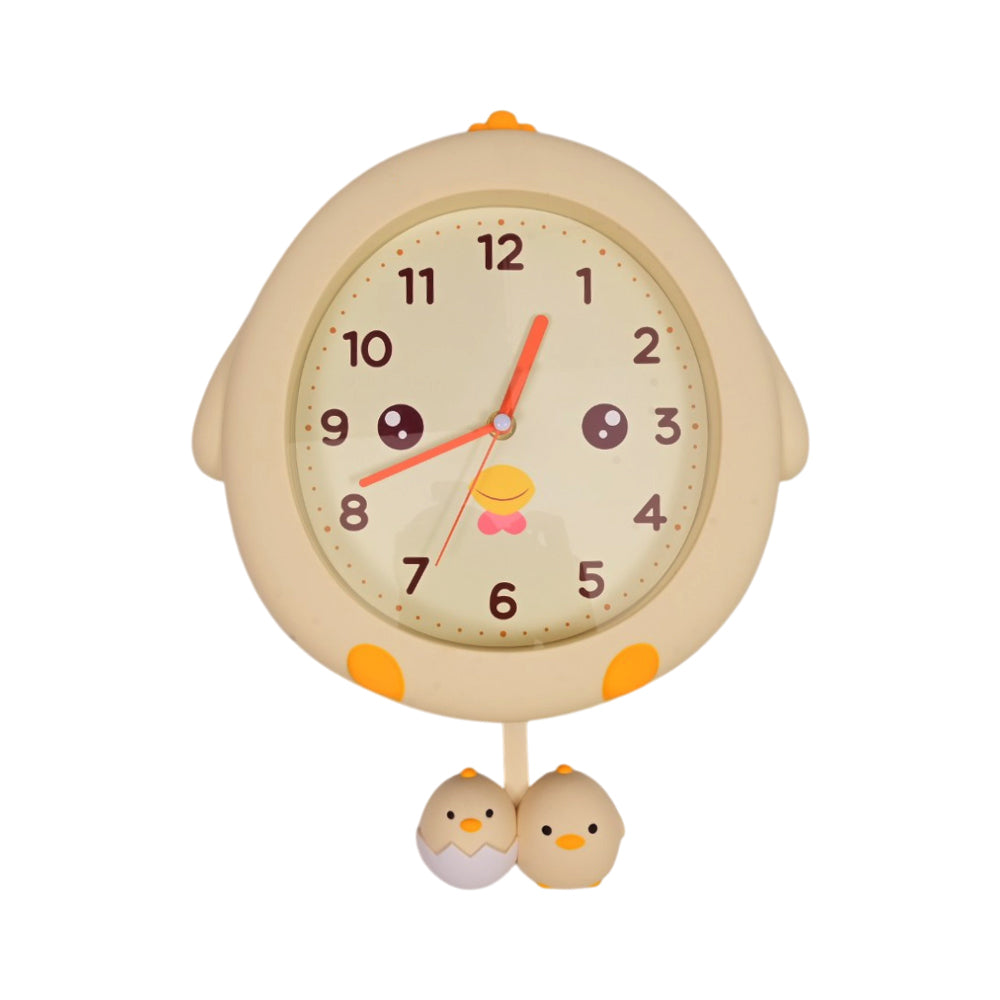JS8820 KIDS WALL CLOCK CHICKY IR Default Title - MamasJan Toys