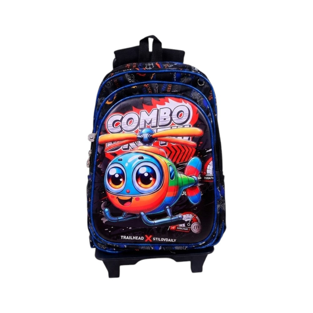 010 KIDS TROLLEY BAG ASST 16INCH IR Default Title - MamasJan Toys