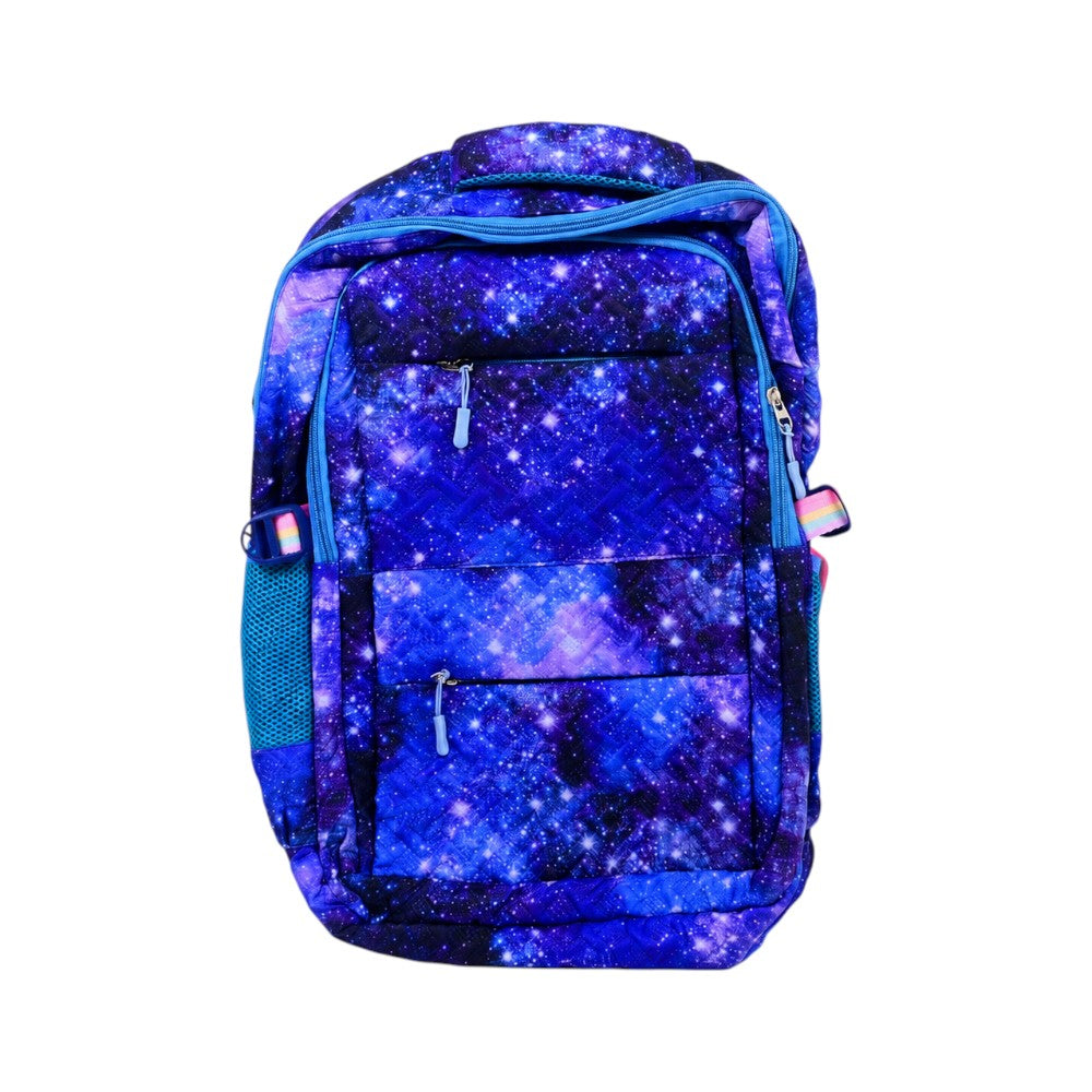 7833 SCHOOL BAG PACK BLUE STARS 17INCH G S.T Default Title - MamasJan Toys