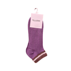 LADIES F-ANKLE SOCKS MIX 1P JAN-26 Default Title - MamasJan mens wear