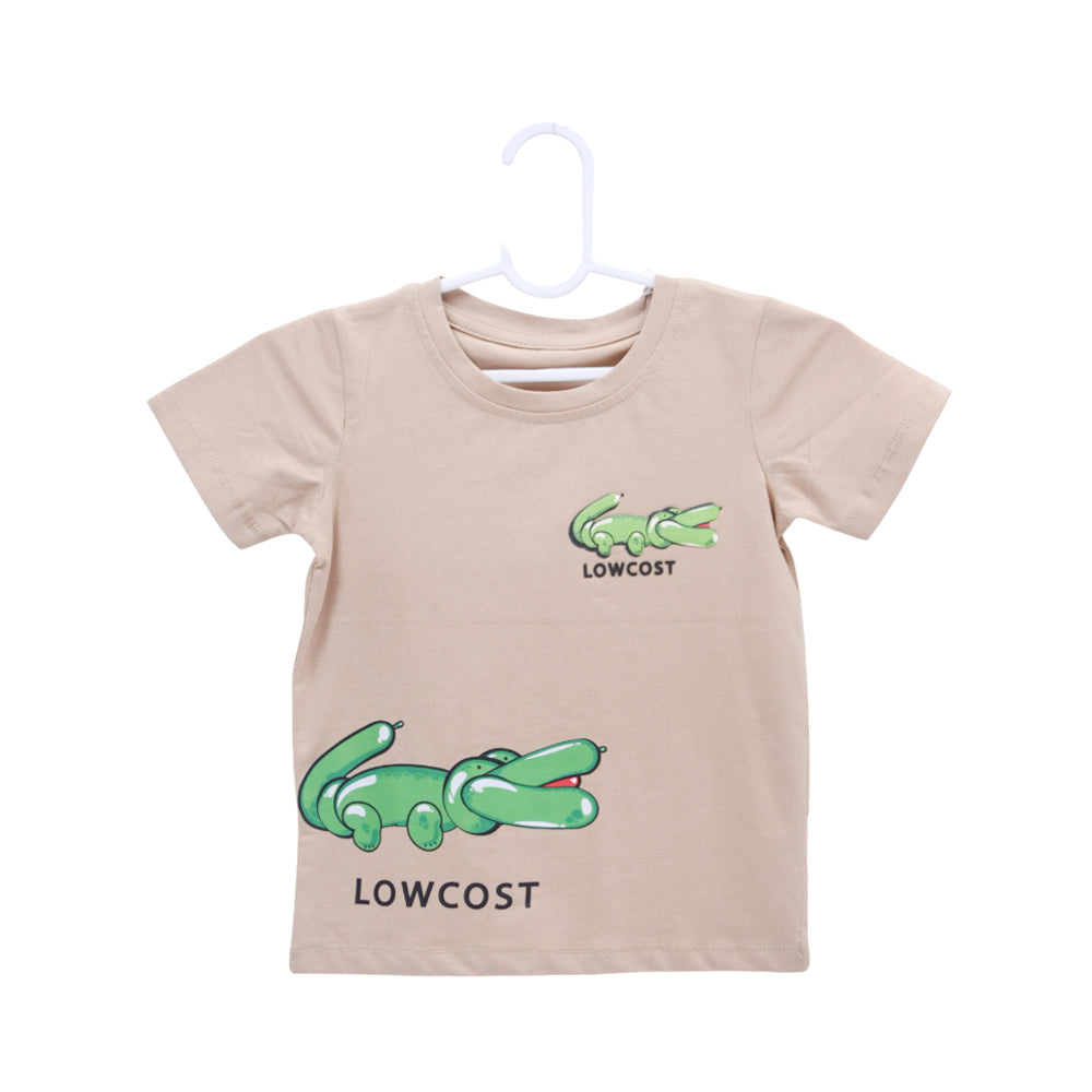 BOYS S/S ROUND NECK T-SHIRT SKIN ZHS-26 18-24M 2601 Default Title - MamasJan KidsWear