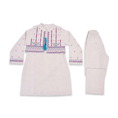 GIRLS L/S 2PC KURTA SUIT SKIN ZHS-26 7-8 YEAR 6238 Default Title - MamasJan KidsWear