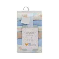 BABY 12PC FACE TOWEL ZHS-26 H/M (Multi Color) Default Title - MamasJan KidsWear