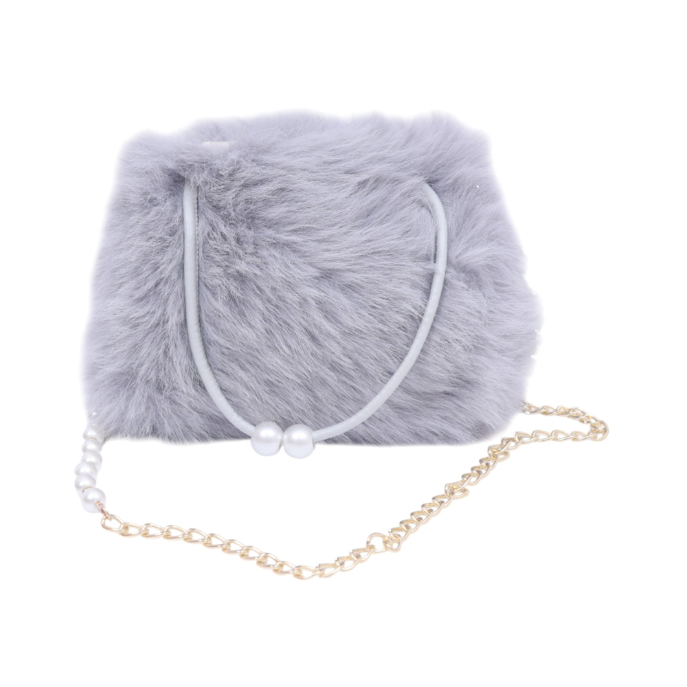 GIRLS CLUTCH PURSE FURR ZHS-26 10 Default Title - MamasJan KidsWear