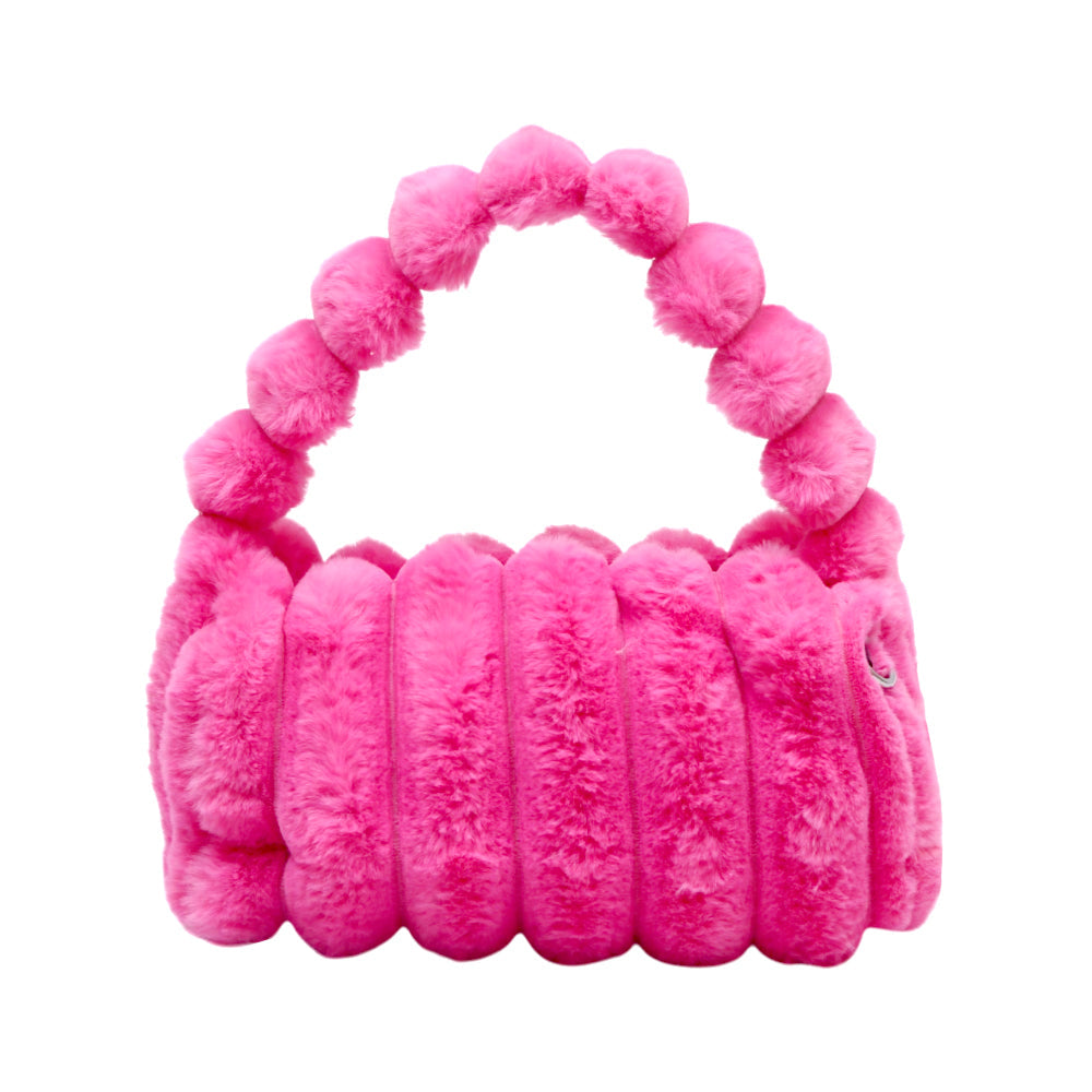 GIRLS CLUTCH PURSE FURR ZHS-26 11 Default Title - MamasJan KidsWear