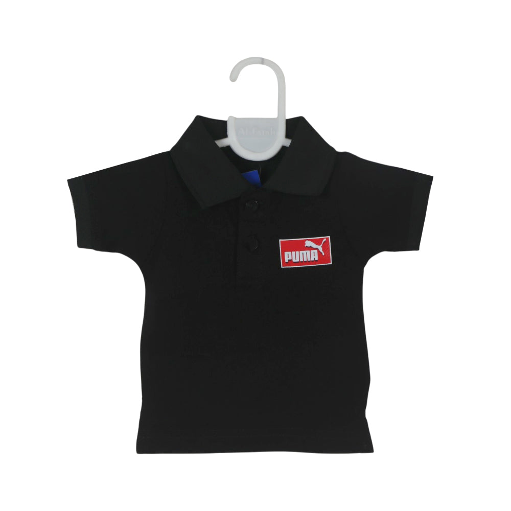 BOYS S/S POLO T-SHIRT N&E BLACK OSB ZHS-26 0-3M HC Default Title - MamasJan KidsWear