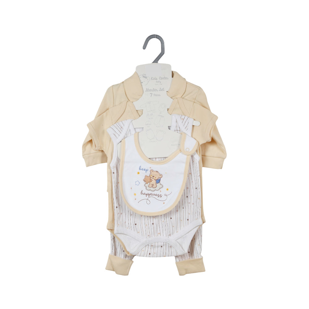 BABY 7PC GIFT SET HANGER LEMON ZHS-26 0-3M 2364 Default Title - MamasJan KidsWear