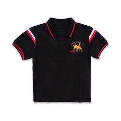 BOYS S/S POLO T-SHIRT ZHS-26 7-8 YEAR 003 W.G Default Title - MamasJan KidsWear