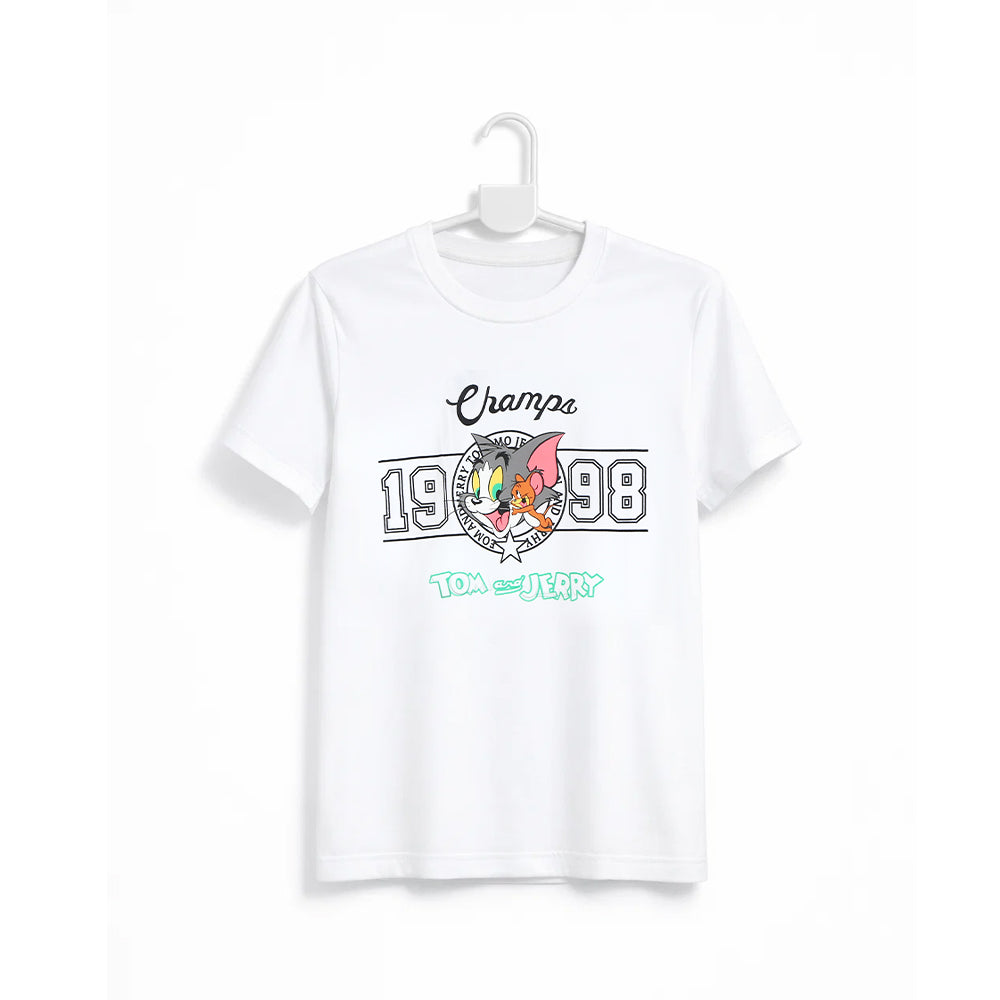 BOYS S/S R-NECK T-SHIRT CHR OSB ZHS-26 6-7 YEAR 022 W.G Default Title - MamasJan KidsWear