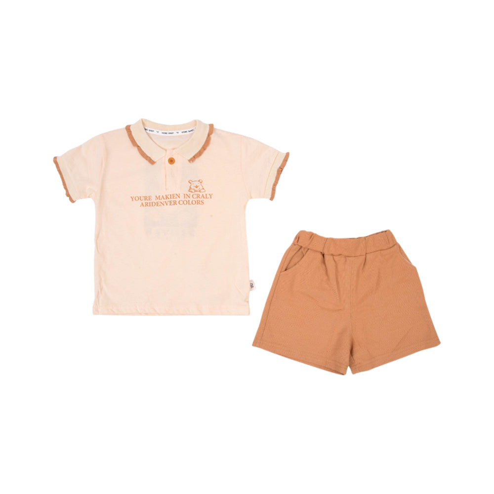BOYS S/S 2PC KNICKER SUIT ZHS-26 12-18M 015 FK Default Title - MamasJan KidsWear
