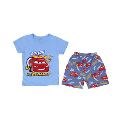 BOYS S/S 2PC KNICKER SUIT MIX COL ZHS-26 18-24M 108 W/G Default Title - MamasJan KidsWear