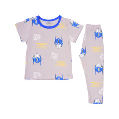 UNISEX L/S 2PC SLEEPING SUIT MIX COL ZHS-26 9-12M 1010 W/G Default Title - MamasJan KidsWear