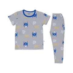 UNISEX L/S 2PC SLEEPING SUIT MIX COL ZHS-26 6-7YEAR 1011 W/G Default Title - MamasJan KidsWear