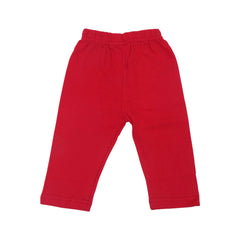 GIRLS TIGHTS PLAIN RED 3-6M ZHS-26 H.C Default Title - MamasJan KidsWear
