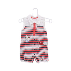 BOYS S/L ROMPER ZHS-26 6-9M C-017 W.G Default Title - MamasJan KidsWear