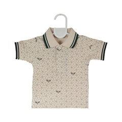 BOYS S/S POLO T-SHIRT SKIN ZHS-26 0-3M 03 H/C Default Title - MamasJan KidsWear