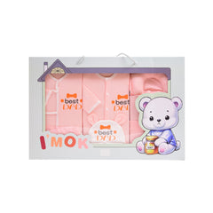 BABY 10PC GIFT SET BOX PRINTED PEACH IRS-26 8203 Default Title - MamasJan KidsWear
