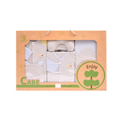BABY 10PC GIFT SET BOX PRINTED BLUE/GREY IRS-26 8103 Default Title - MamasJan KidsWear