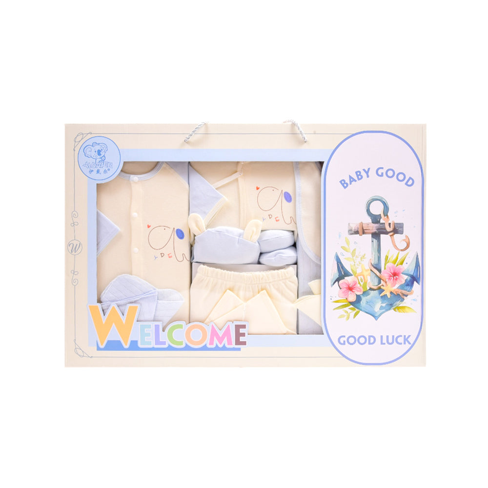 BABY 11PC GIFT SET BOX BLUE IRS-26 8113 Default Title - MamasJan KidsWear