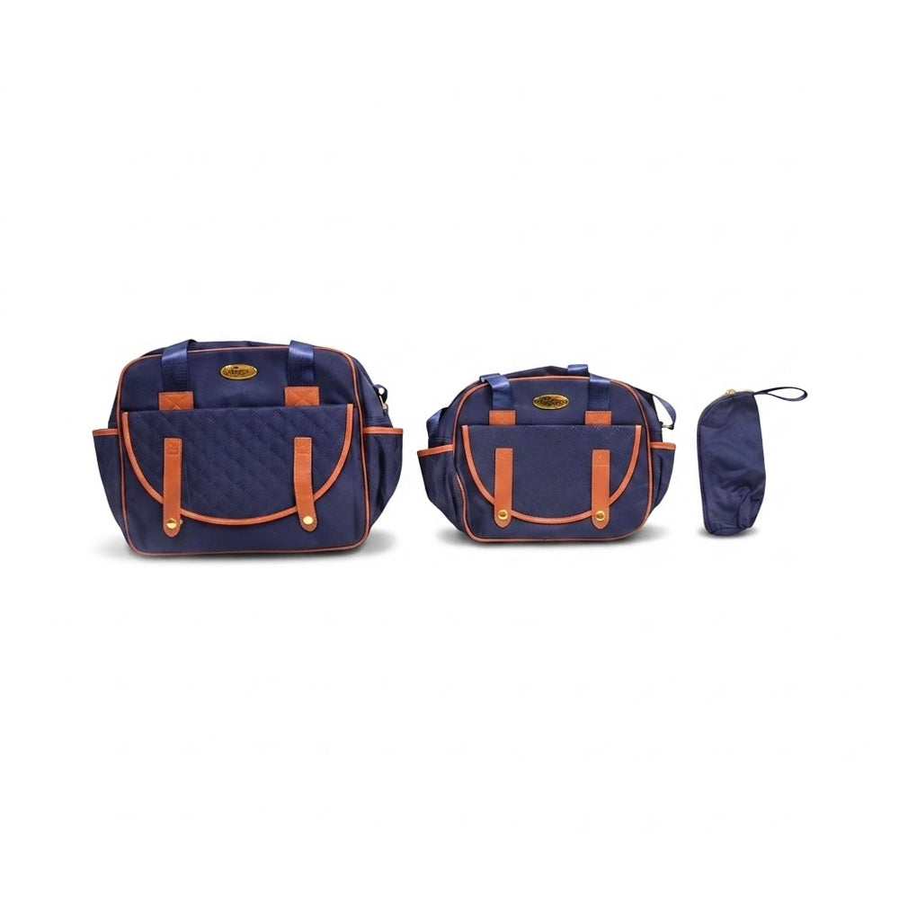 BABY 2PC DIAPER BAG CHICO NAVY IRS-26 82336 Default Title - MamasJan KidsWear